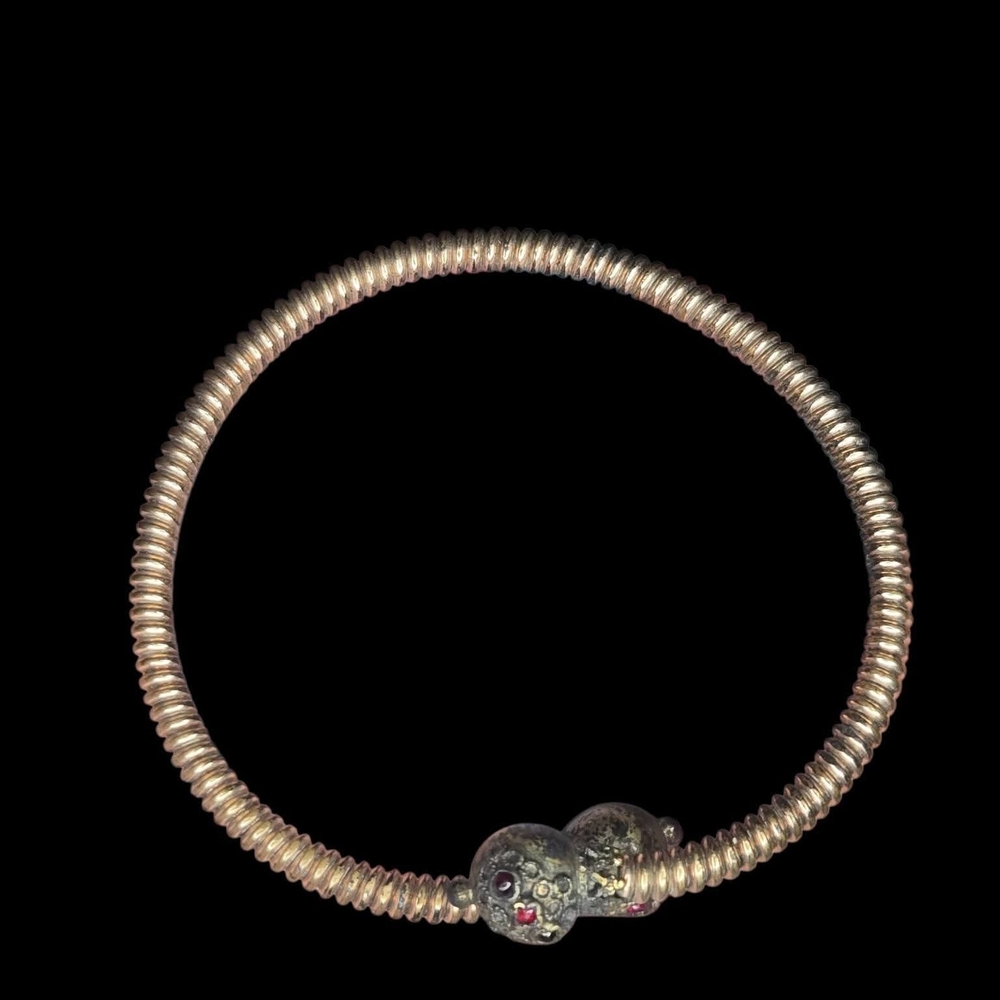 Vintage Tribal Indian Bypass Bangle - Picture 3 of 3